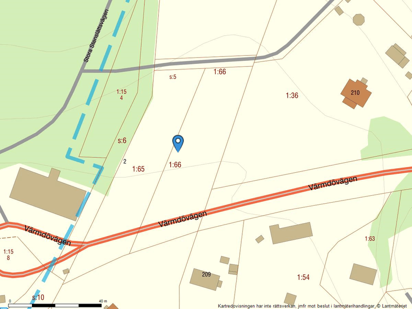 Tomt, Stora Stenslättsvägen 2, Värmdö