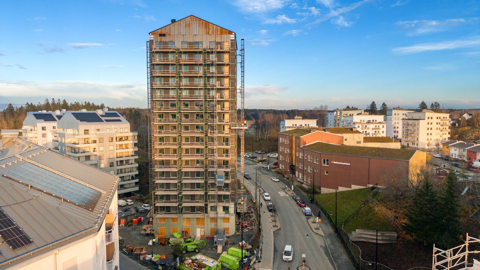 Bostadsrätt, Gaffelseglet 19 lgh 2603 Vyn, våning 16, skylevel, högst upp, Vega, Haninge