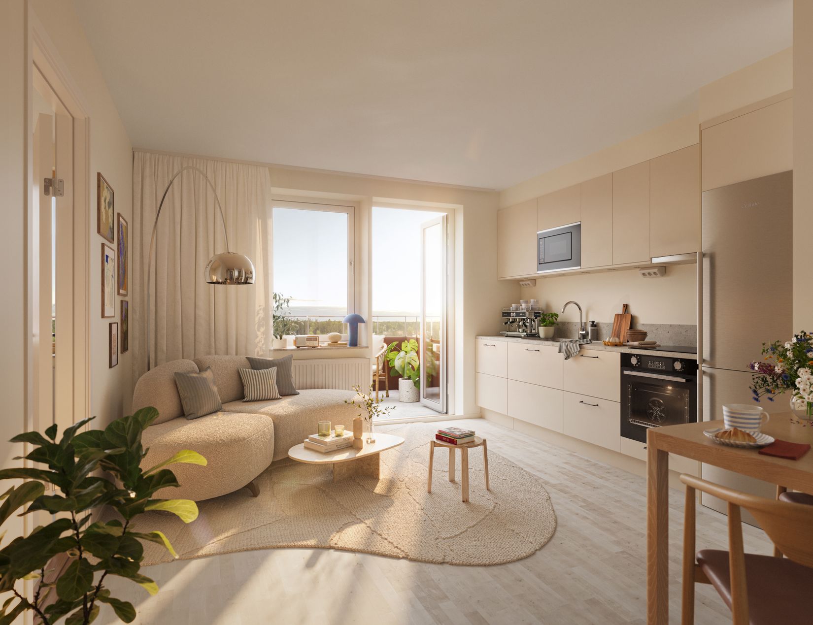 Bostadsrätt, Gaffelseglet 19 lgh 2603 Vyn, våning 16, skylevel, högst upp, Vega, Haninge