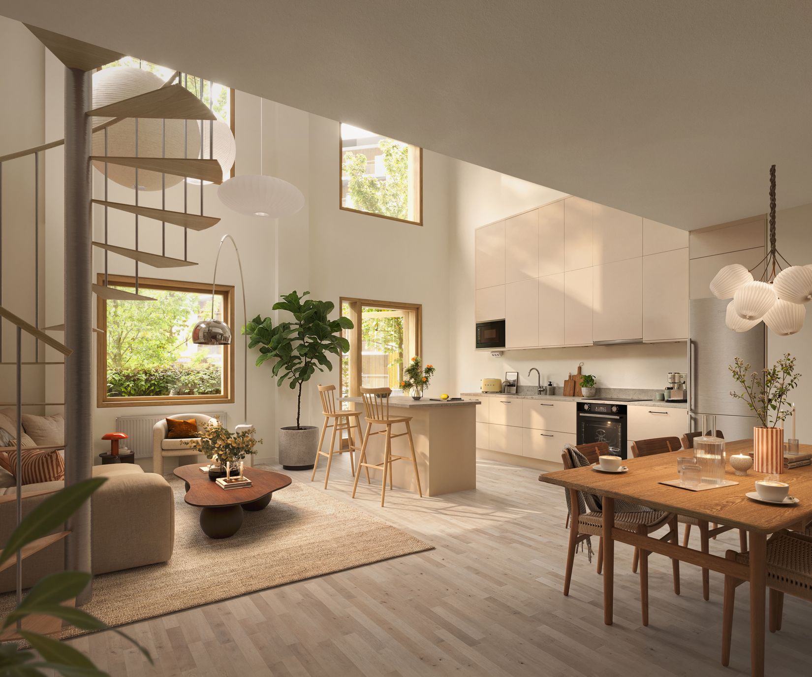 Bostadsrätt, Gaffelseglet 19 lgh 2603 Vyn, våning 16, skylevel, högst upp, Vega, Haninge