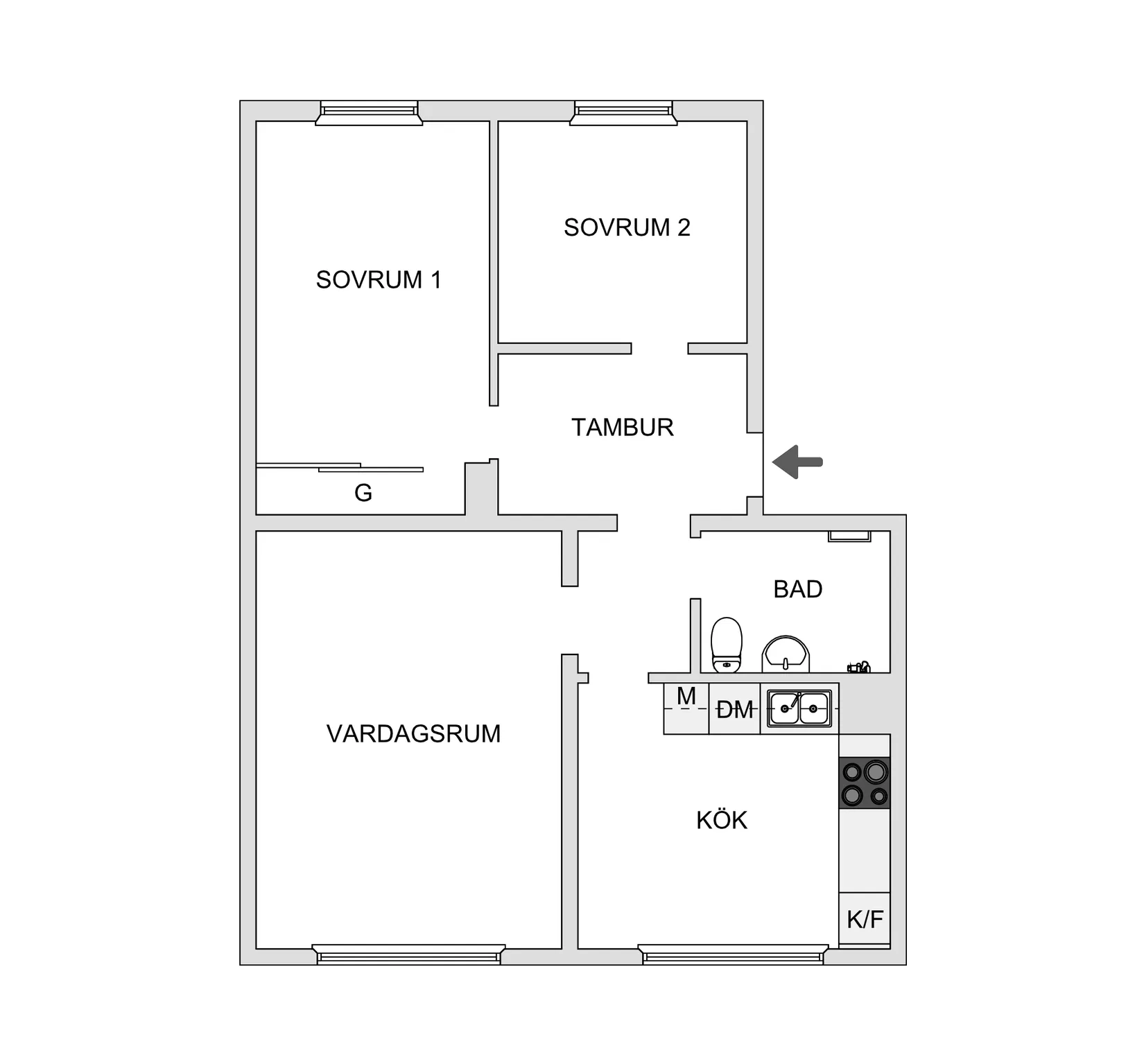 Bostadsrätt, Lambergsgatan 1B, Övre Eriksberg, Göteborg
