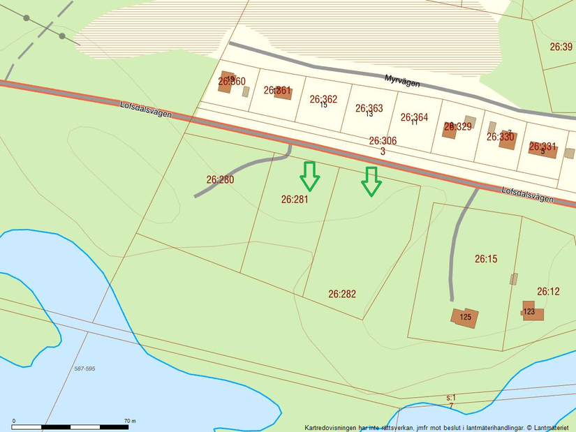 Tomt, Lofsdalsvägen, Lofsdalen 26:282, Härjedalen