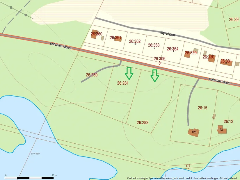 Tomt, Lofsdalsvägen, Lofsdalen 26:282, Härjedalen