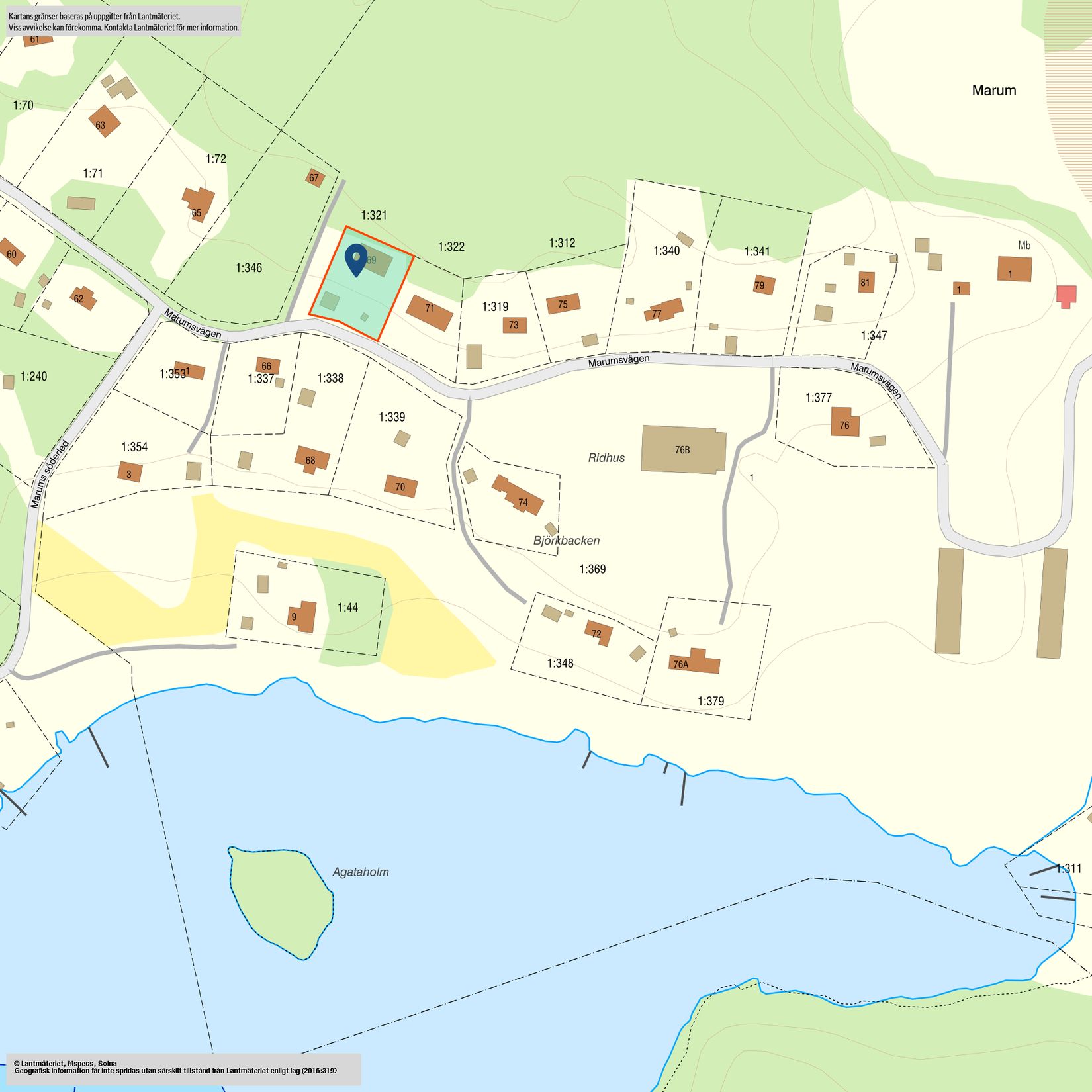 Fritidshus, Marumsvägen 69, Marum, Österåker