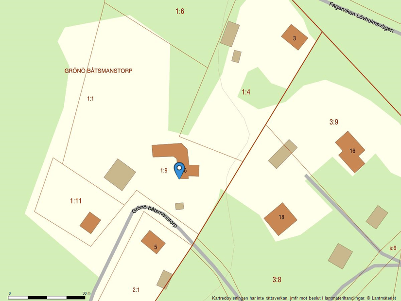 Villa, Grönö båtsmanstorp 6, Hållnäs, Tierp