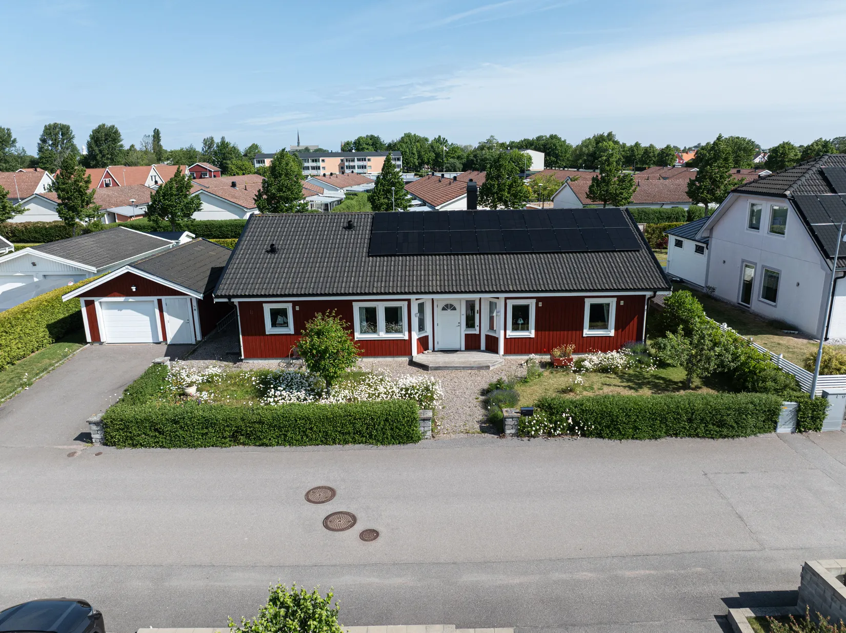 Villa, Hedvig Eleonoras gata 11, Drottningmarken, Vadstena