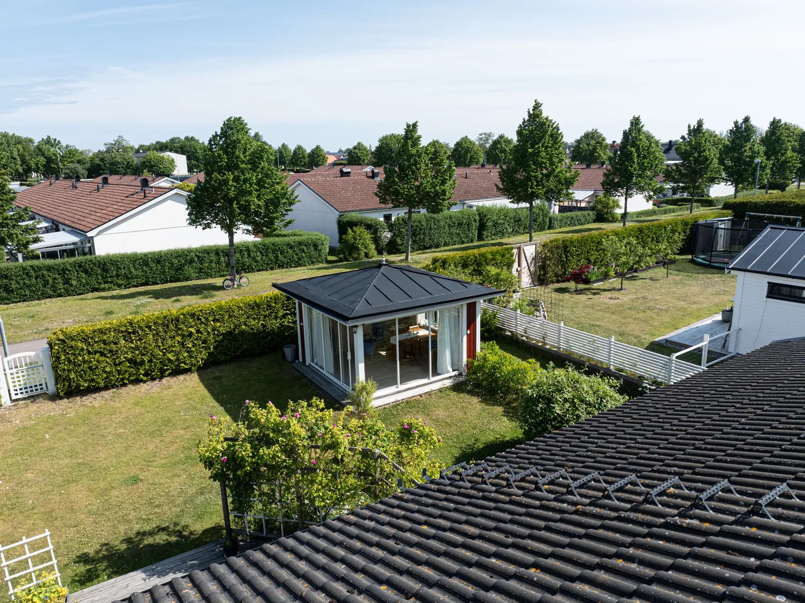 Villa, Hedvig Eleonoras gata 11, Drottningmarken, Vadstena