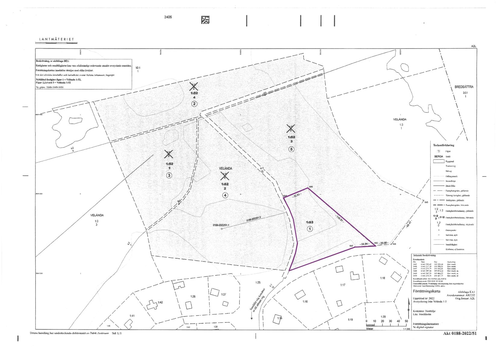 Tomt, Bredsjön Sjövägen, Roslags-Bro, Norrtälje