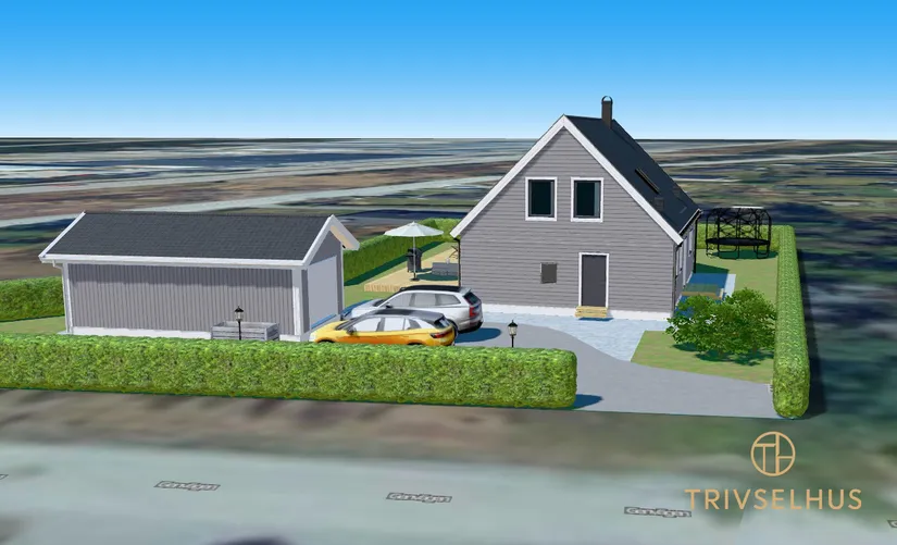 Tomt, Genvägen 1B, Hanviken/Trollbäcken, Tyresö