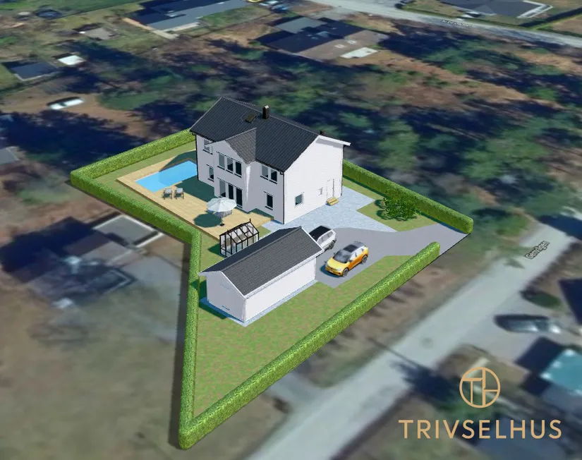 Tomt, Genvägen 1B, Hanviken/Trollbäcken, Tyresö