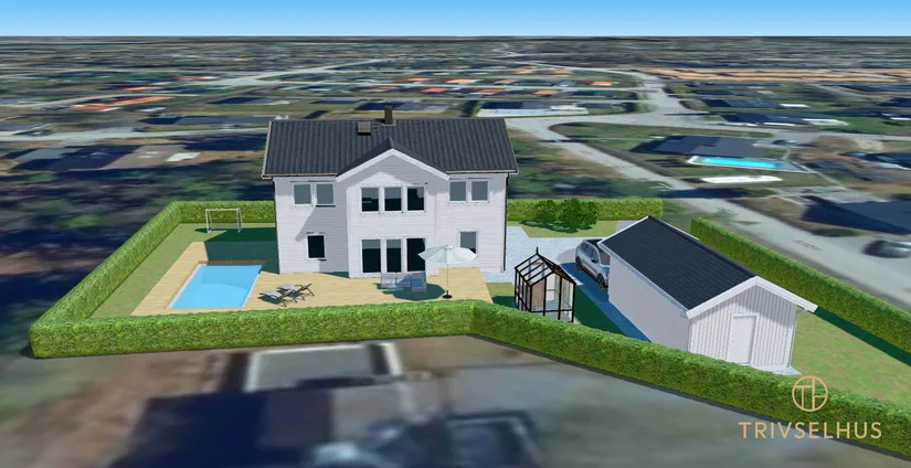 Tomt, Genvägen 1B, Hanviken/Trollbäcken, Tyresö