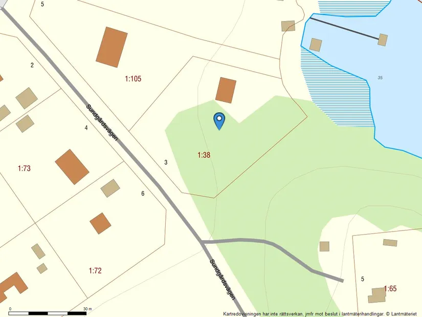 Tomt, Sundgårdsvägen 3, Horken, Norrköping