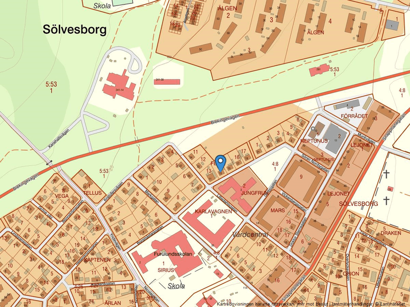 Villa, Borgmästaregatan 13, Centralt, Sölvesborg