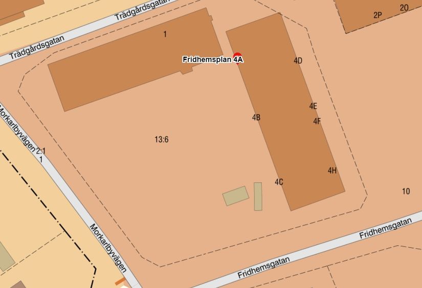 Bostadsrätt, Fridhemsplan 4A, Centralt, Mora