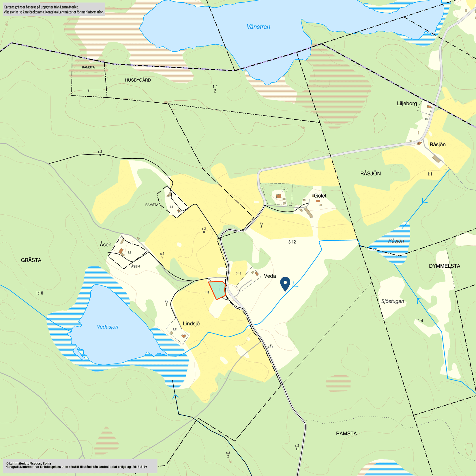 Tomt, Vedastan/Gråsta, Husby-Oppunda, Nyköping