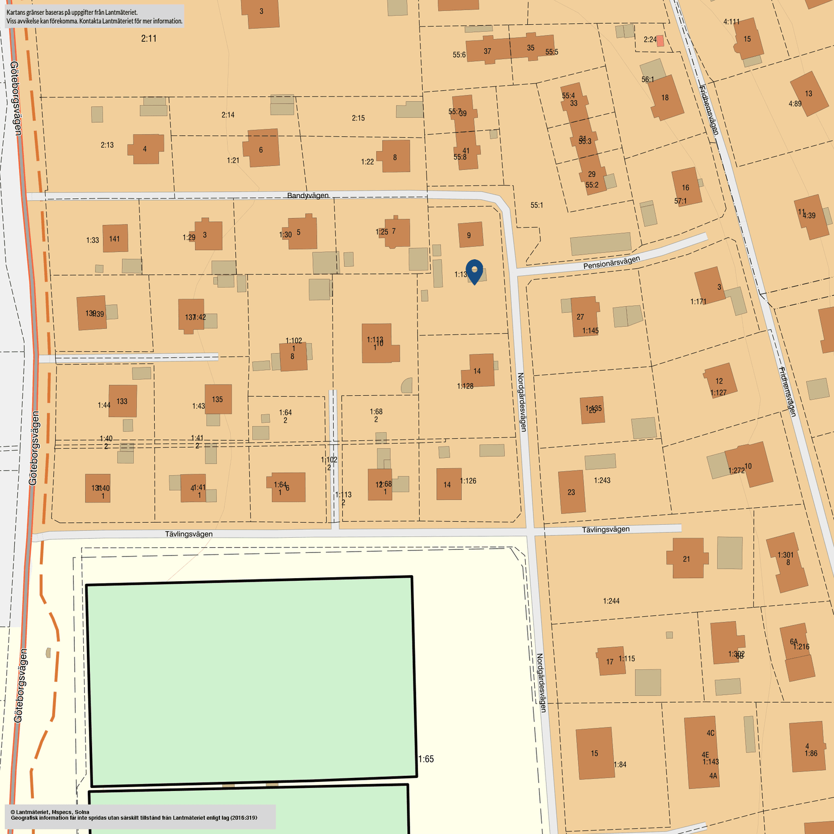 Villa, Bandyvägen 9, Surte, Ale