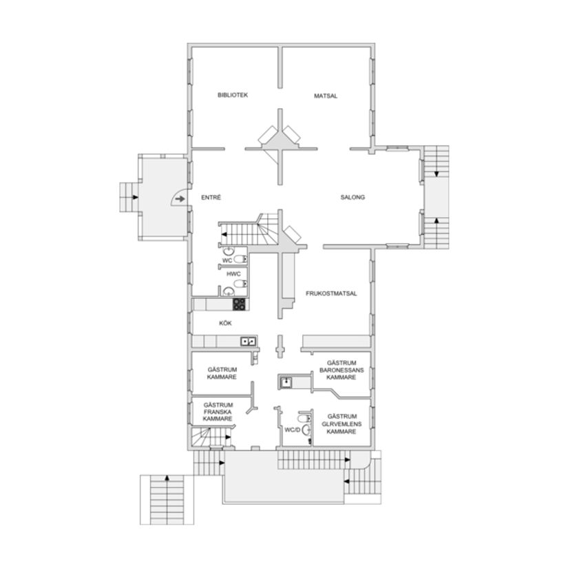 Villa,  Wifstavarfs Herrgård, Timrå