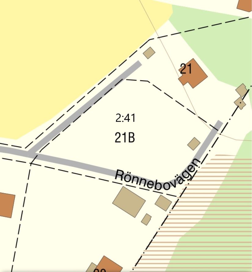 Tomt, Rönnebovägen 21B, Ekerö