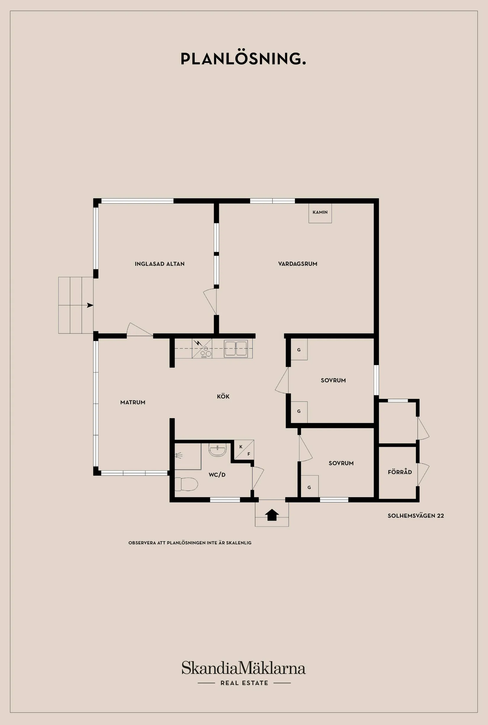 Villa, Solhemsvägen 22, Trummenäs, Karlskrona