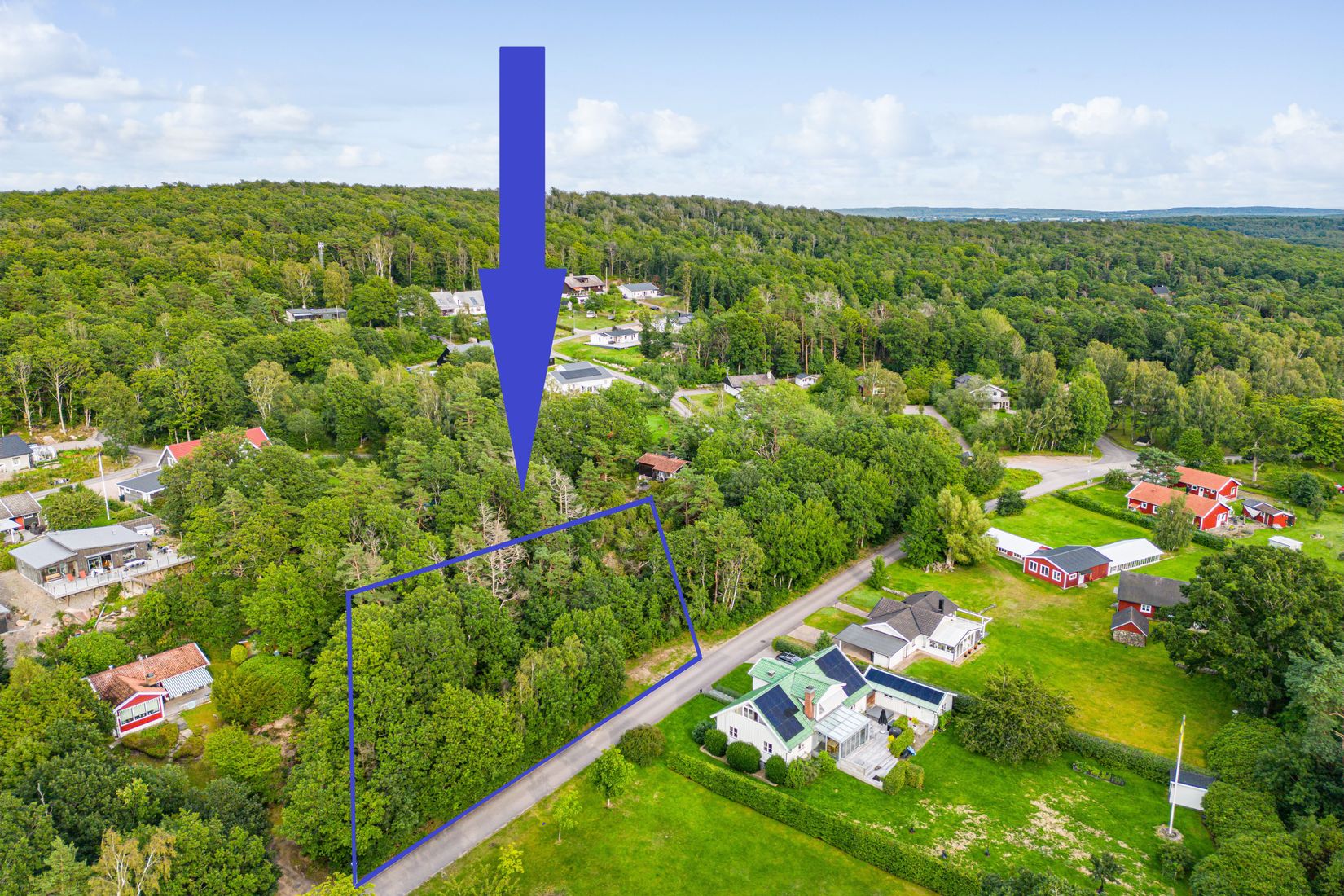 Tomt, Tomt vid Klippekullevägen i natursköna Steninge!, Steninge, Halmstad