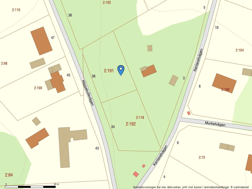 Tomt, Tomt vid Klippekullevägen i natursköna Steninge!, Steninge, Halmstad