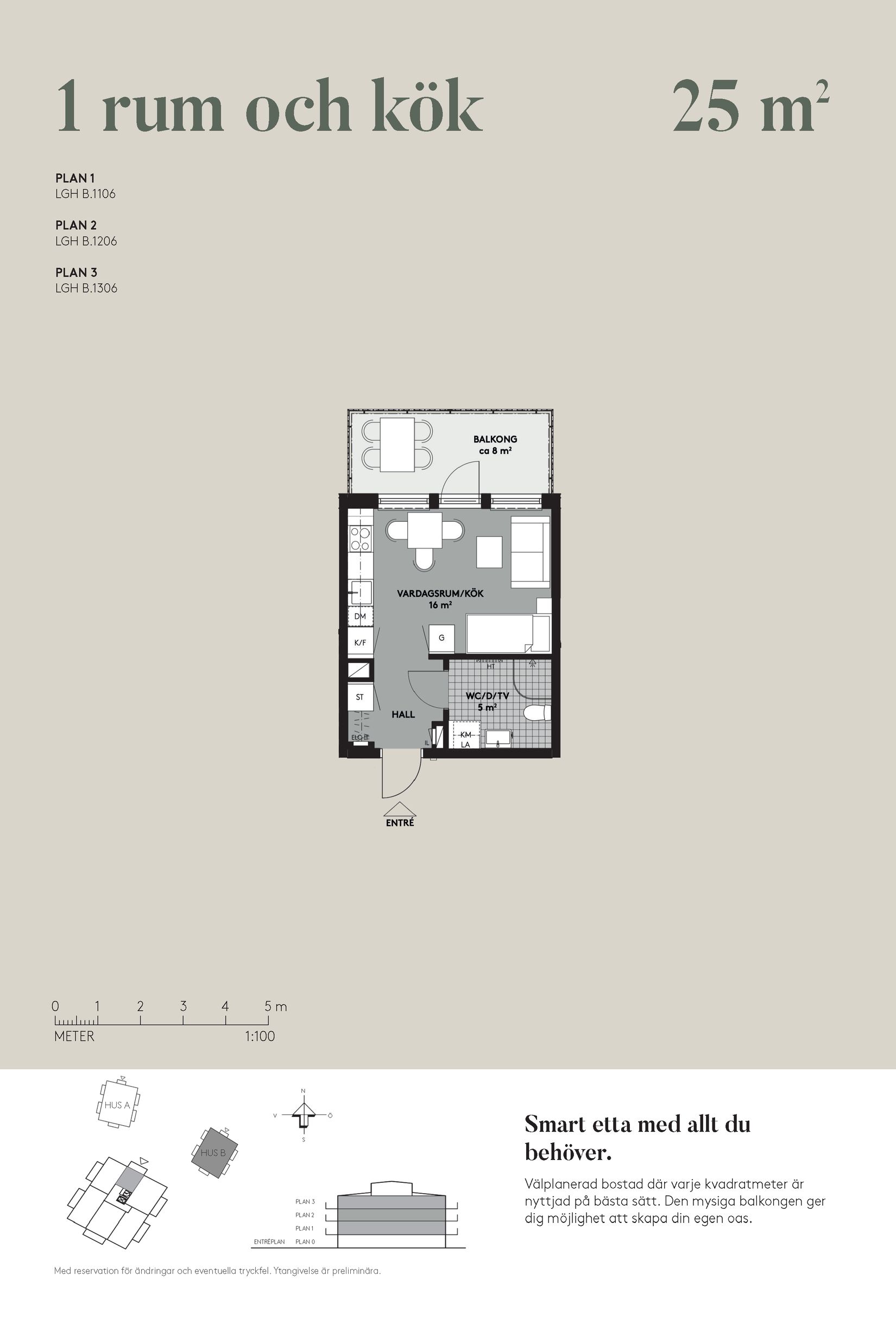 Bostadsrätt, Målarvägen 3, Lgh B1206, Bålbroskogen, Norrtälje
