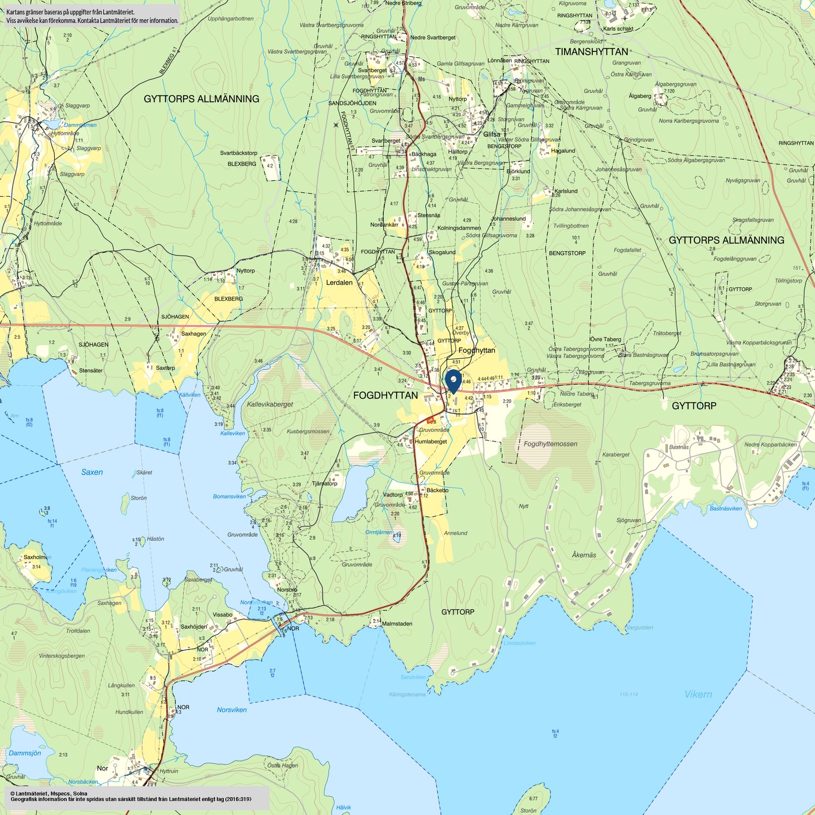 Fritidshus, Fogdhyttan Lugnet 517, Fogdhyttan, Nora