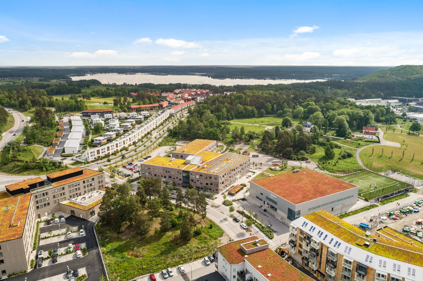 Villa, Radhus, Arningetorpsvägen 16C, Hägerneholm, Täby