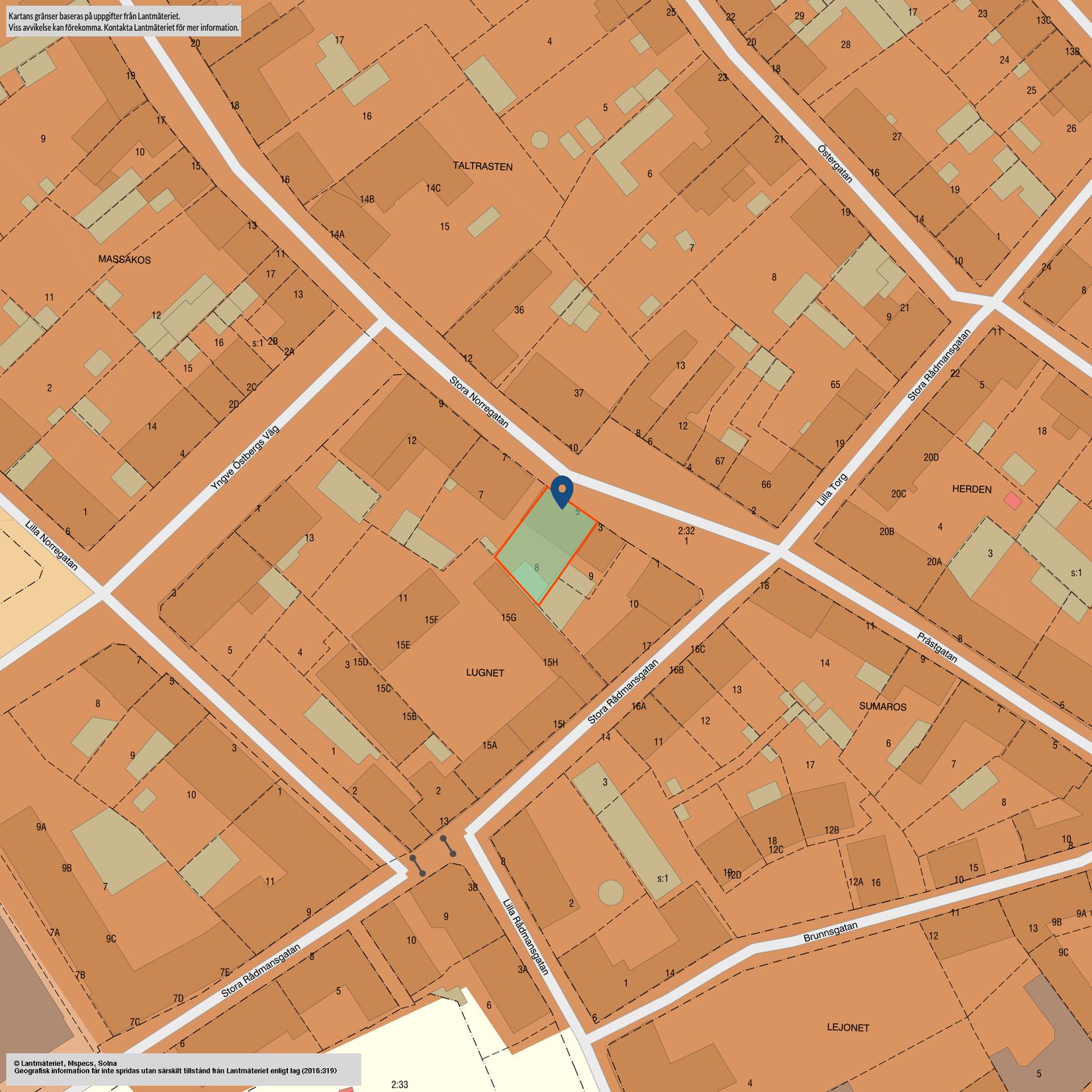 Villa, Lilla torg 5, Gamla Stan, Simrishamn