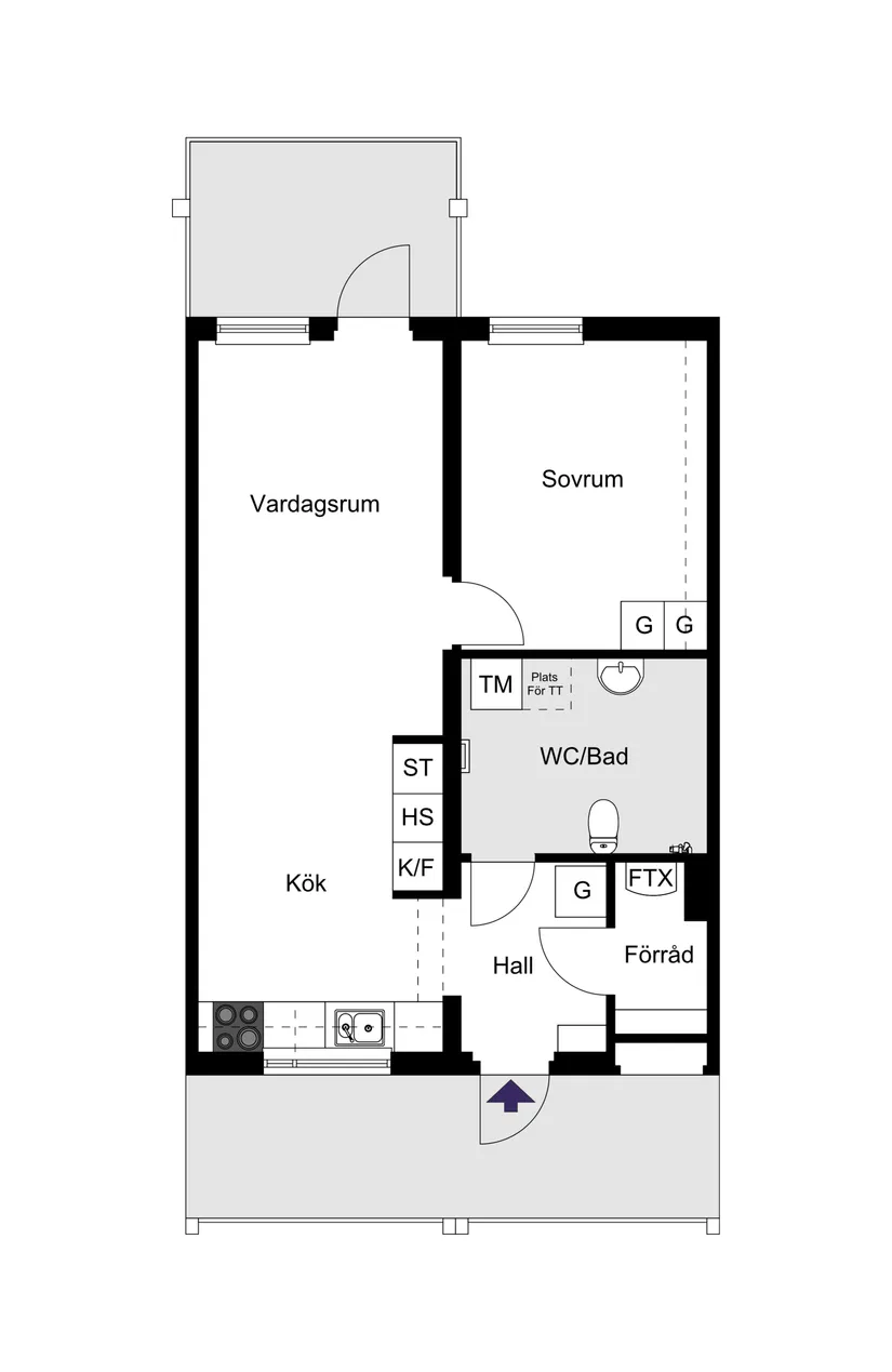 Bostadsrätt, Eklundshovsvägen 27C, Riksten, Botkyrka