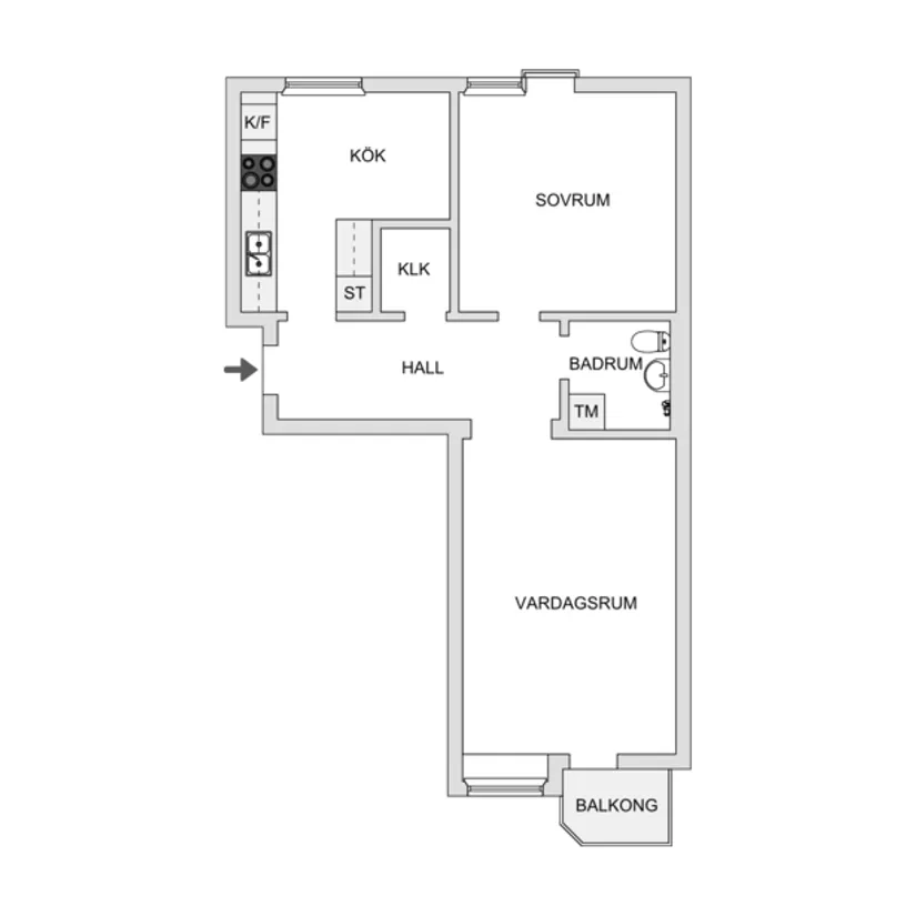 Bostadsrätt, Hårdvallsgatan 22, Sallyhill, Sundsvall