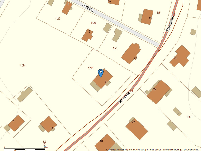 Villa, Storgatan 21, Kättilstorp, Falköping