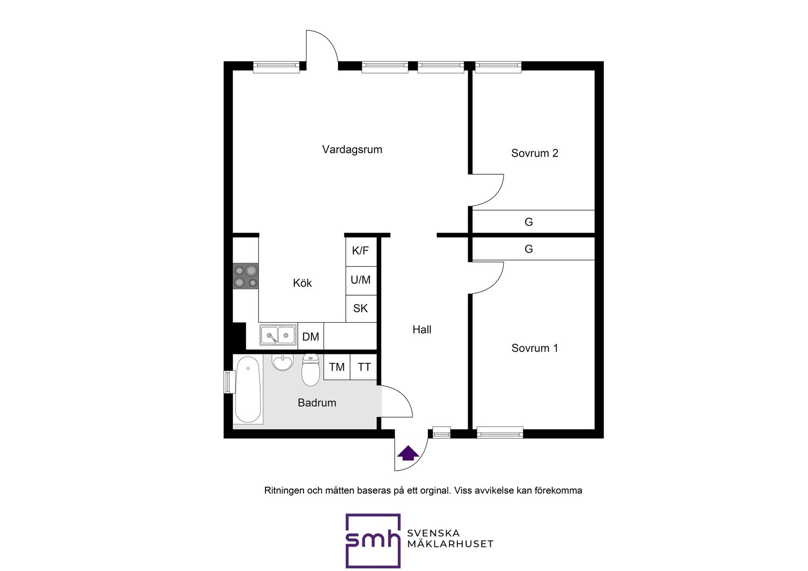 Bostadsrätt, Liljestigen 27, Bro/Finnsta Gård, Upplands-Bro