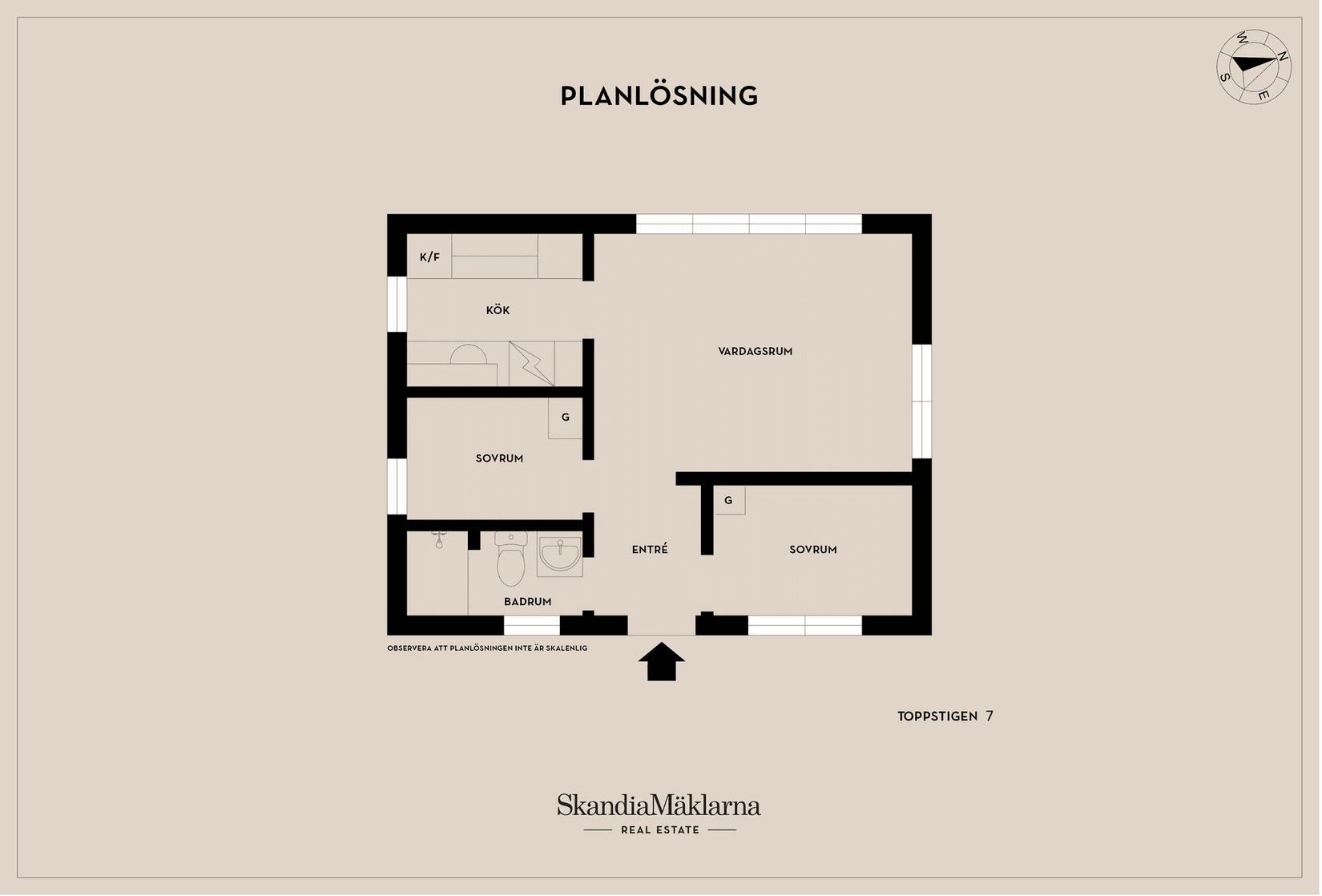 Fritidshus, Toppstigen 7, Karlsborg