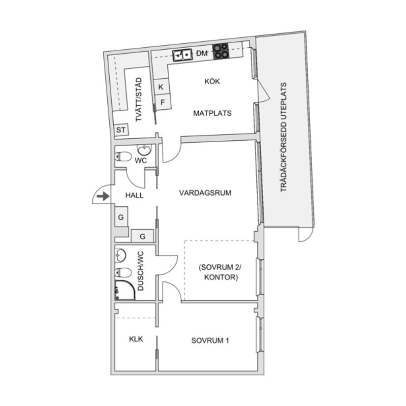 Bostadsrätt, Legendvägen 27, Kallhäll, Järfälla