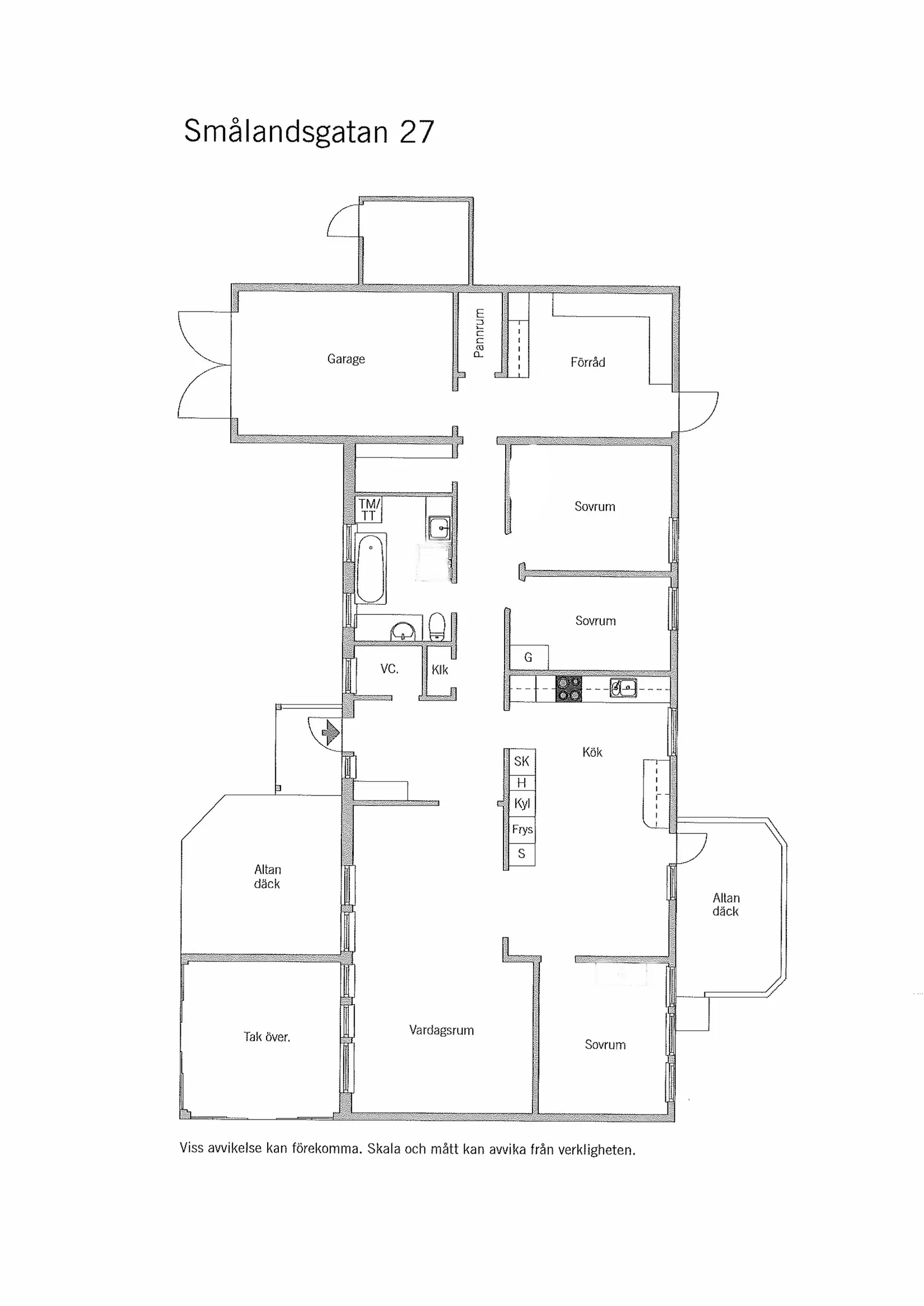 Villa, Smålandsgatan 27, Handskeryd, Nässjö