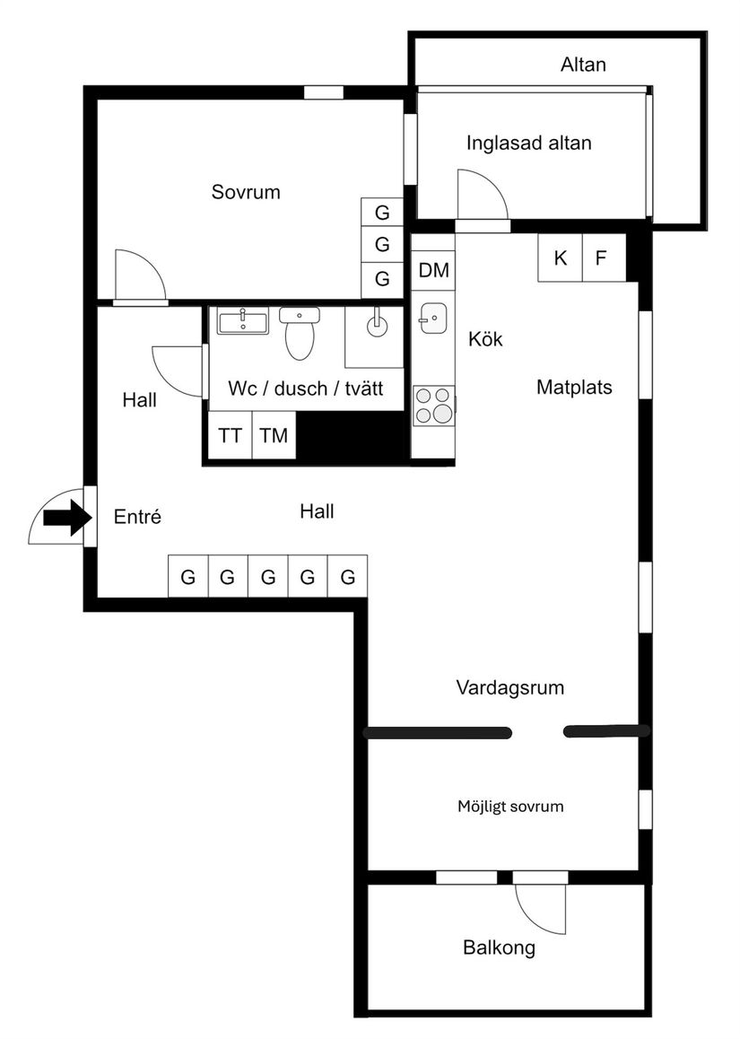 Bostadsrätt, Notuddsallén 7, Öster Mälarstrand, Västerås