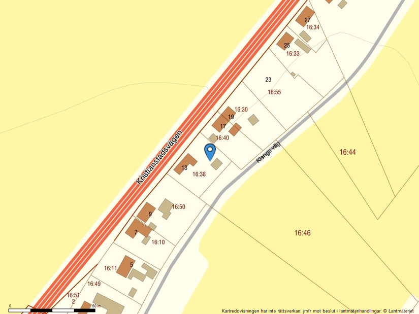 Villa, Klangs väg 13, Ystad