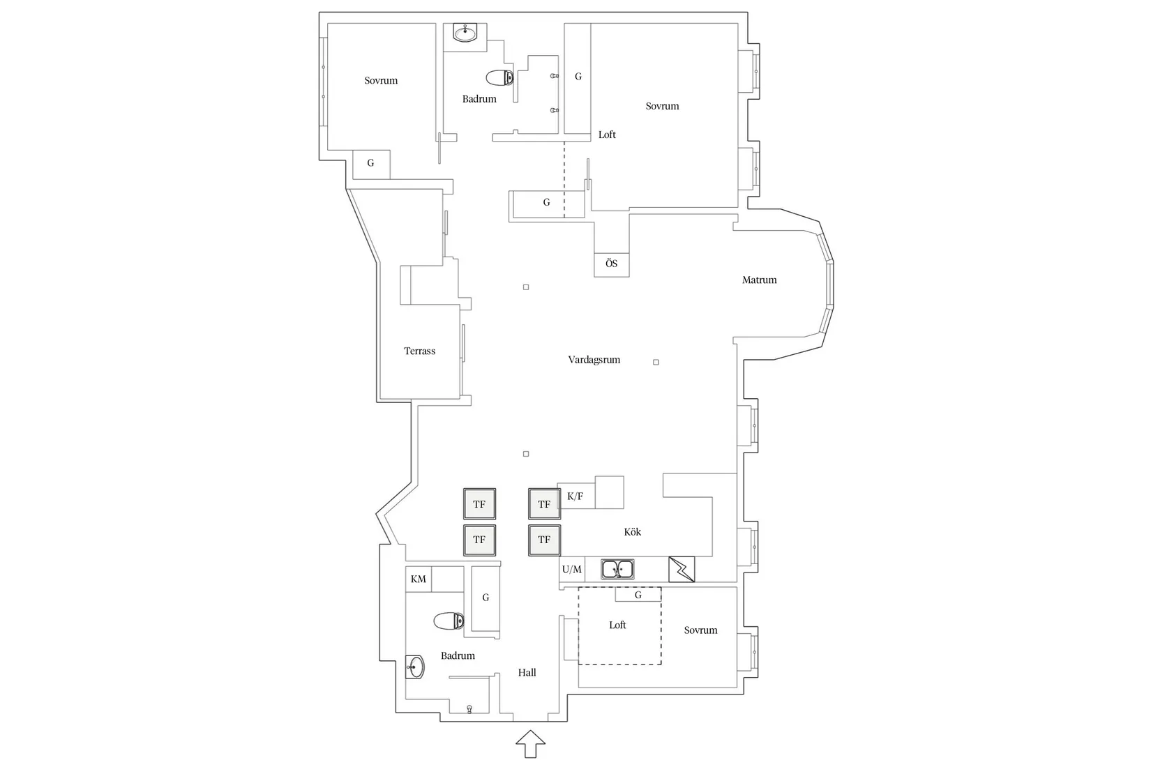 Bostadsrätt, Maria Prästgårdsgata 15A, Våning 6 av 6, Södermalm Maria, Stockholm