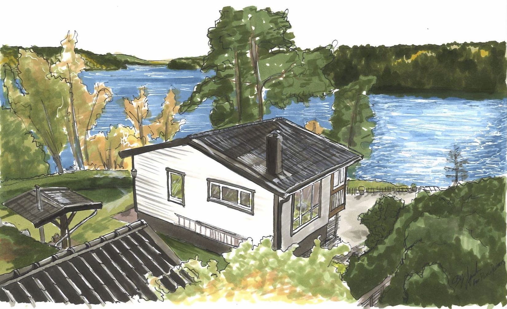 Villa, Häggstigen 20, Viksbergs holme, Södertälje