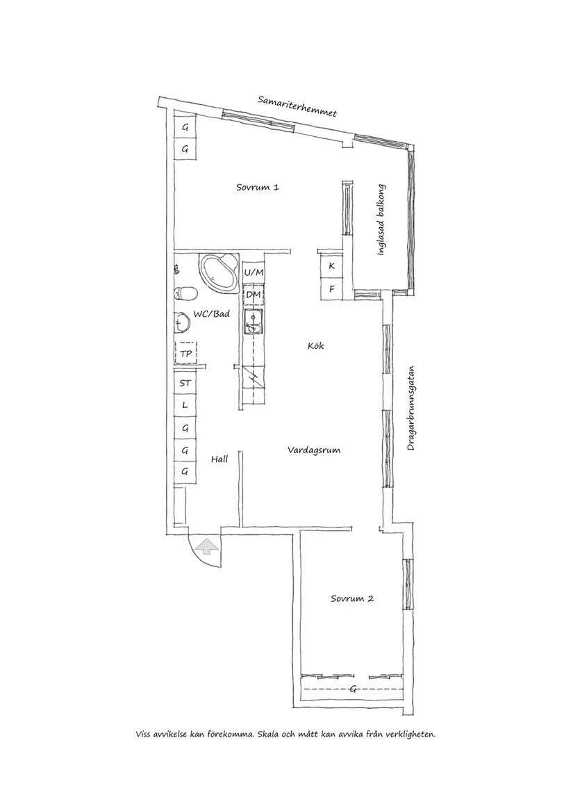 Bostadsrätt, Dragarbrunnsgatan 66A, Centrum, Uppsala