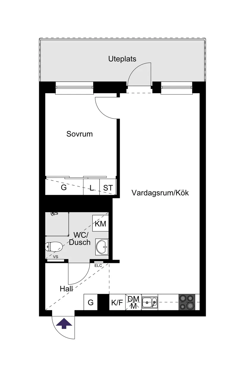 Bostadsrätt, Årstaskogs Väg 9B, Liljeholmskajen/Årstaberg, Stockholm