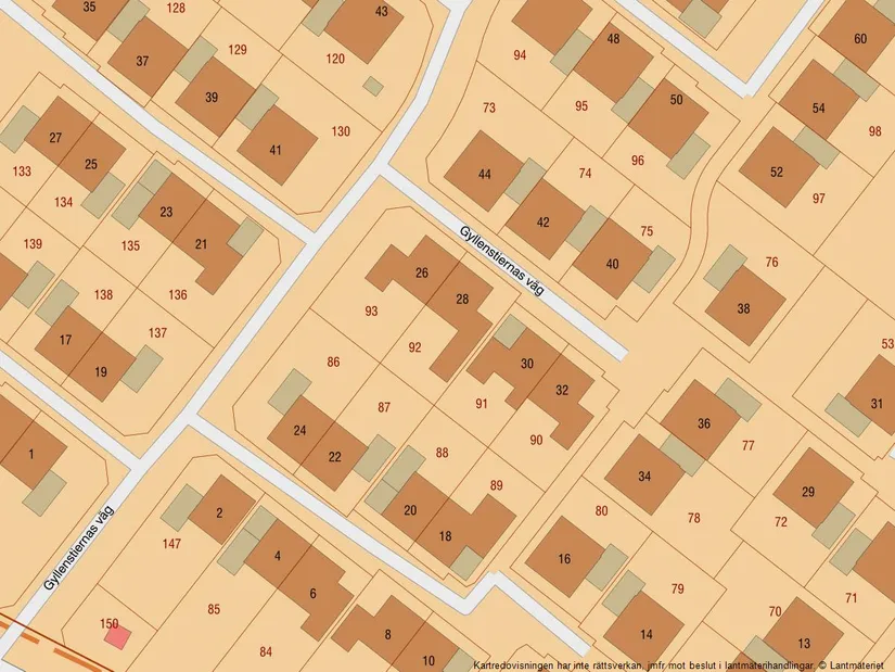 Villa, Radhus, Gyllenstiernas väg 28, Näsbypark, Täby