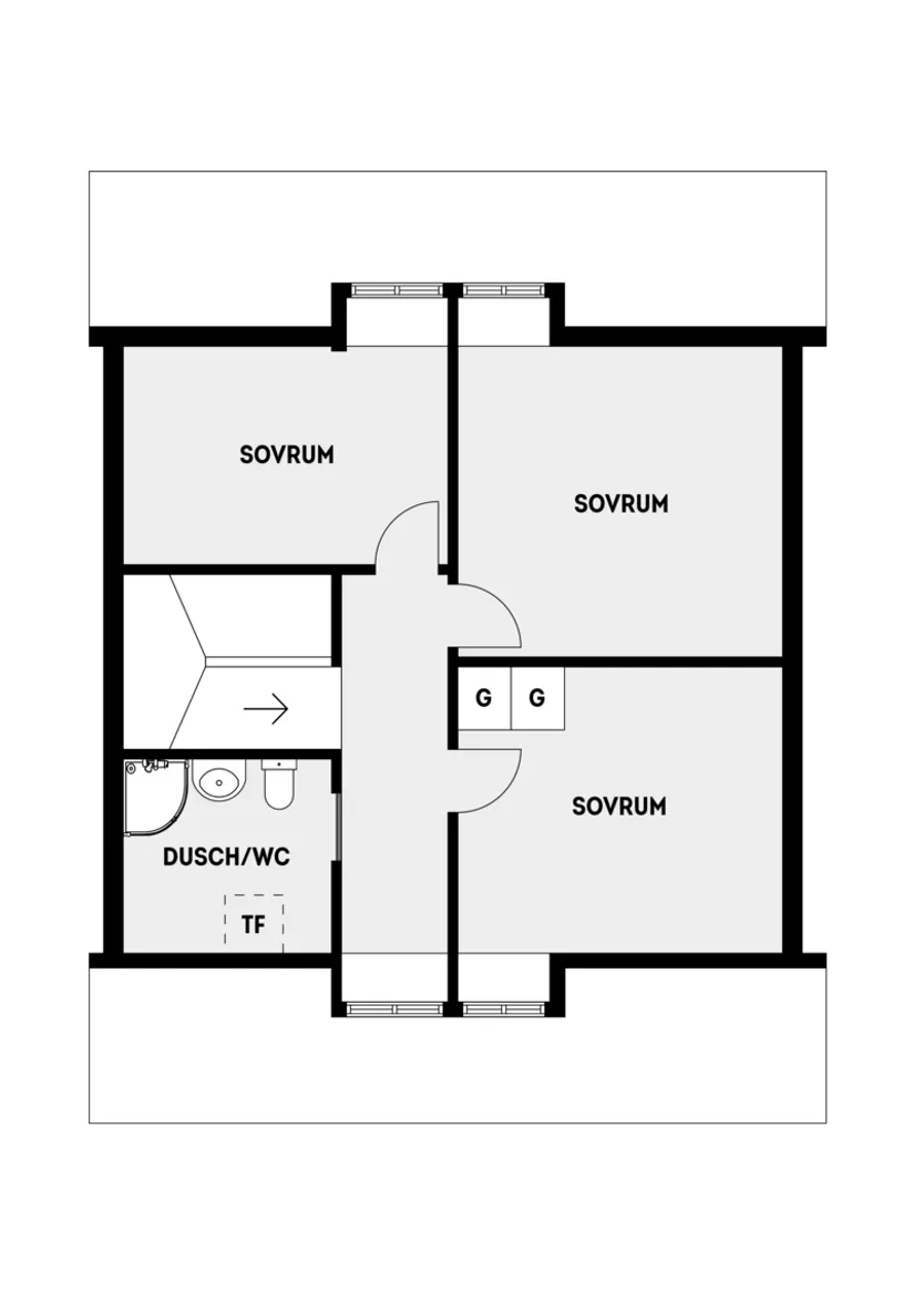 Villa, Radhus, Gyllenstiernas väg 28, Näsbypark, Täby