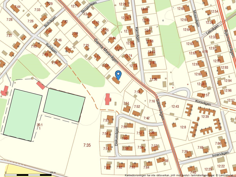 Villa, Gamla Malavägen 5, Hässleholm