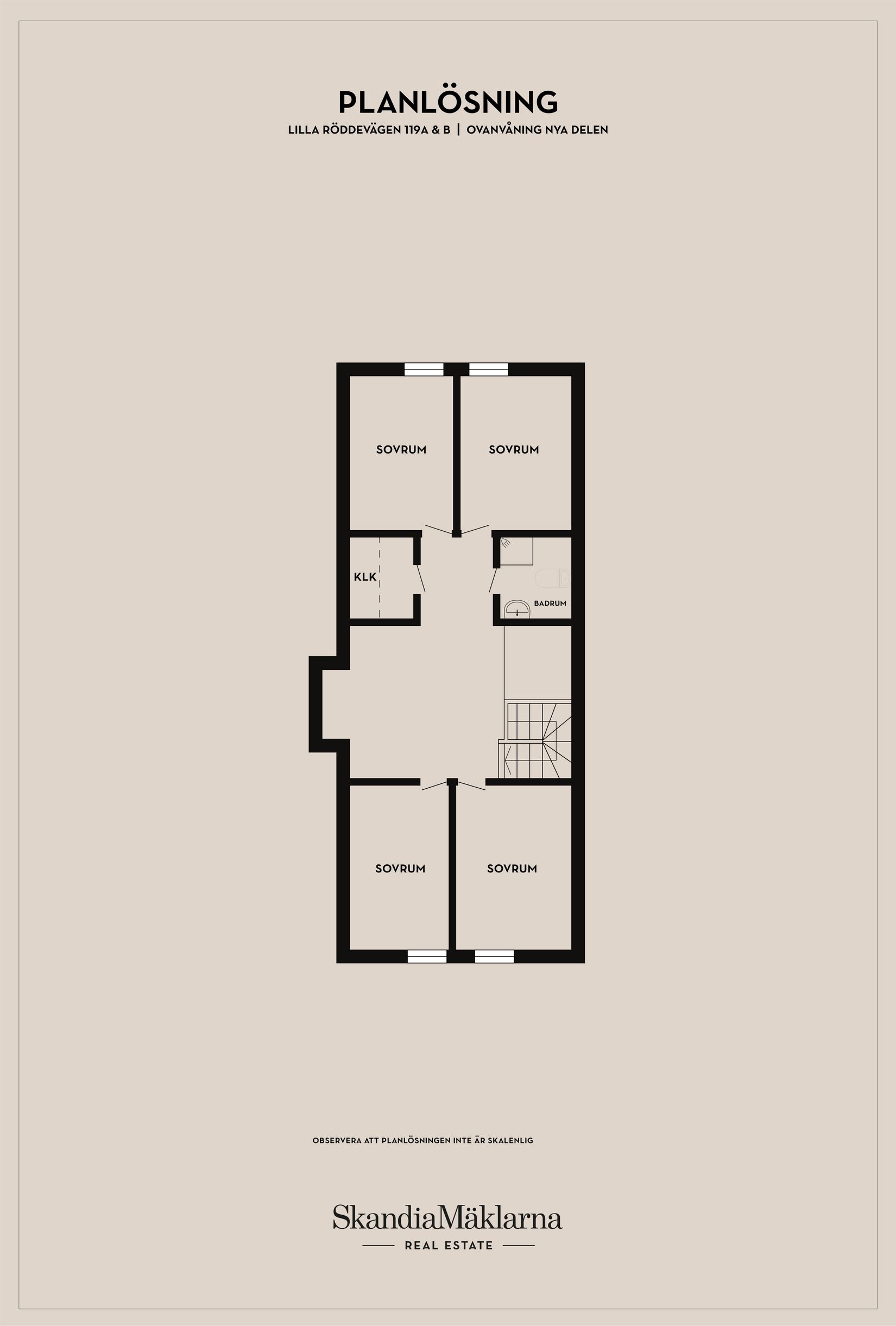 Villa, Lilla Röddevägen 119A&B, Sjöbo