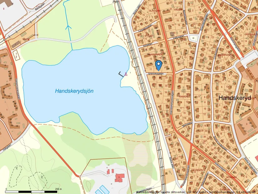 Villa, Granviksgatan 3, Handskeryd, Nässjö