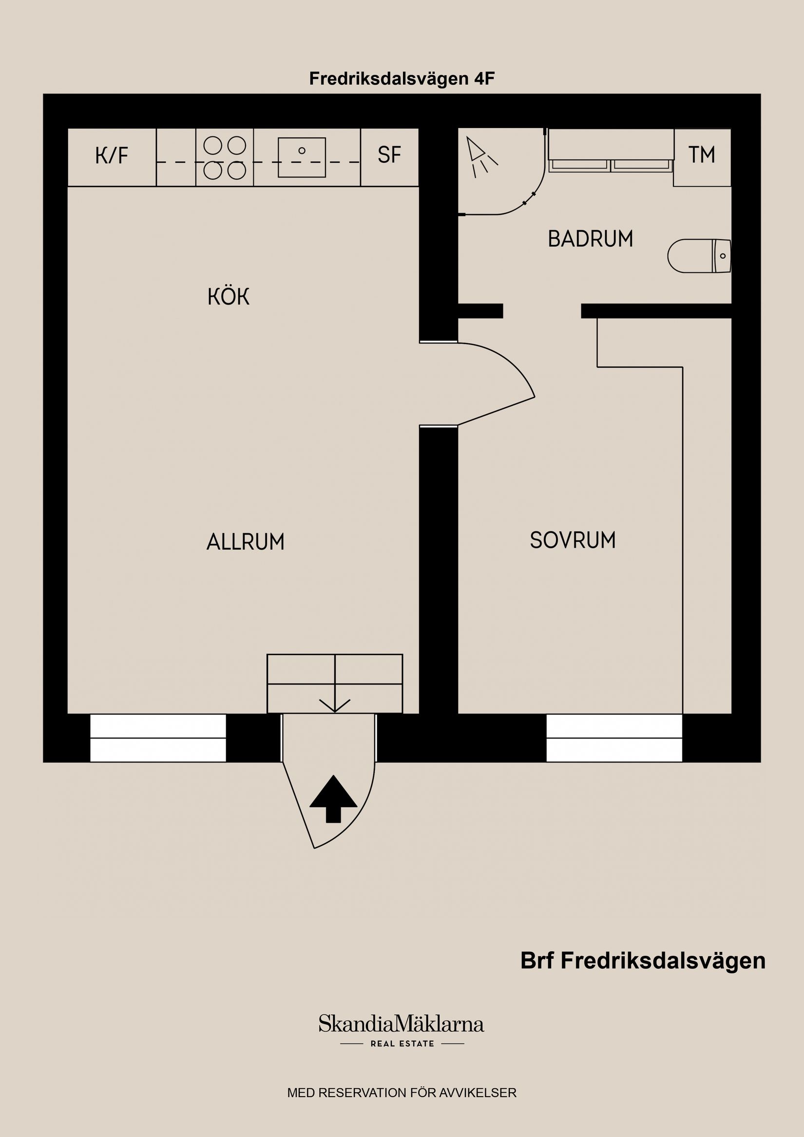 Bostadsrätt, Fredriksdalsvägen 4F, Villastaden, Gävle