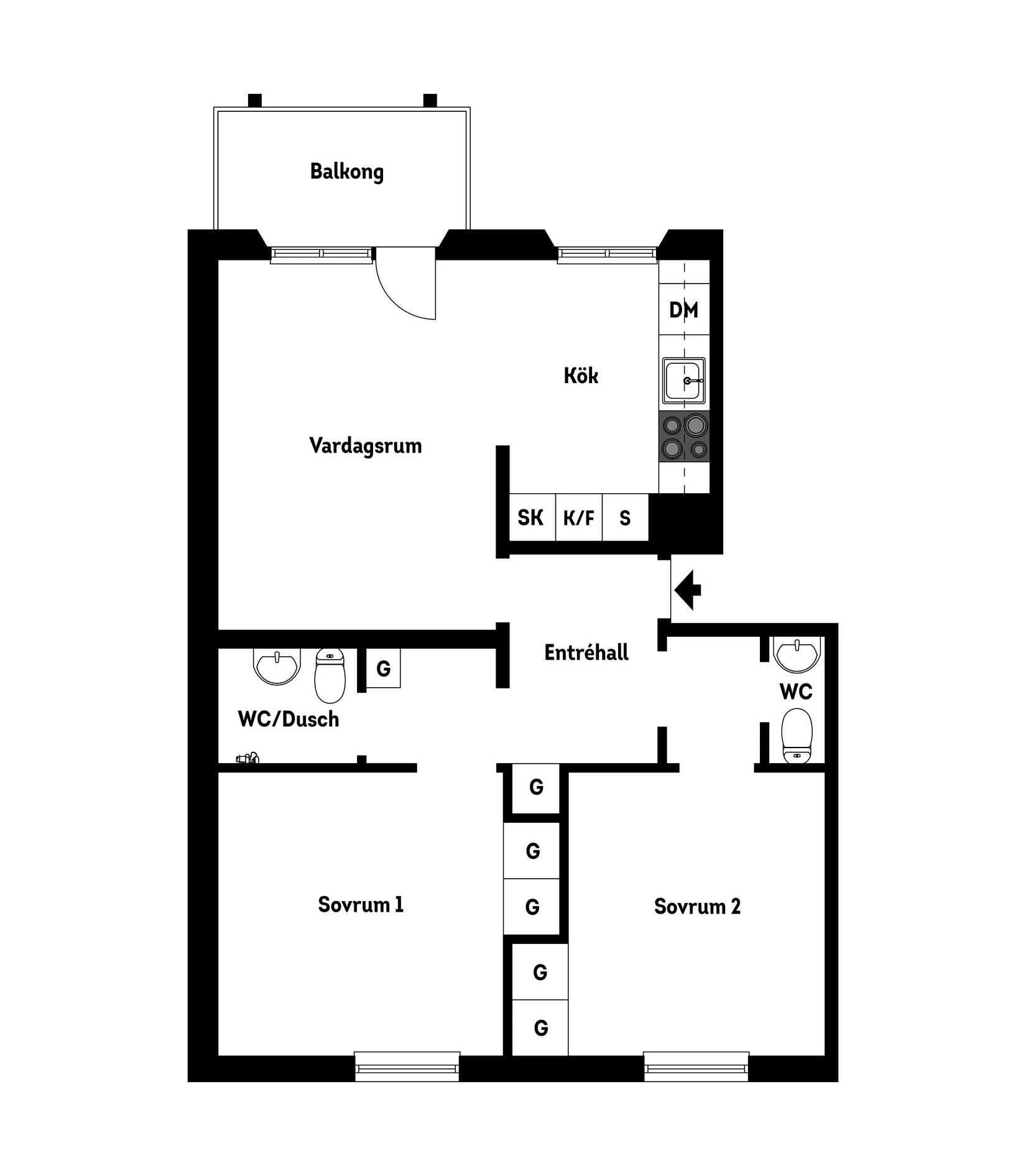 Bostadsrätt, Skolgatan 2B, Nynäshamn