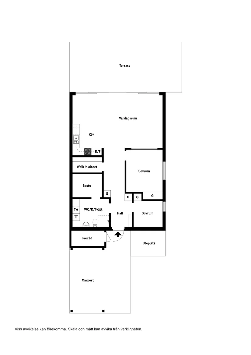 Villa, Spårljusvägen 4A, Karlsborg
